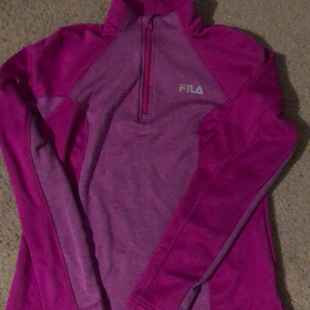 FILA sweater! Fleece lined! Like new!